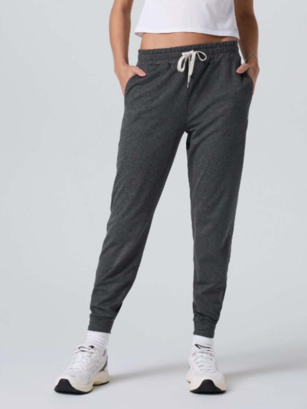 Vuori Performance Jogger Pants Charcoal Heather Gray DreamKnit Pull-On Size XL